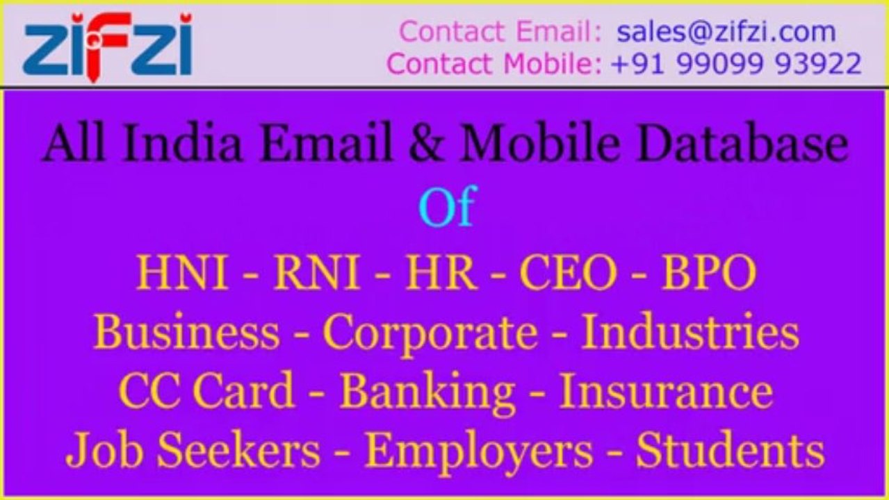 Email Marketing Company in India-zifzi BULK Mailing Servers Provider