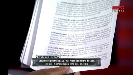 CBF oferece R$ 4 millhões para Portuguesa jogar Série B