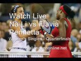 watch Aus Open  Women's Singles - Quarterfinals  Na Li vs Flavia Pennetta 2014