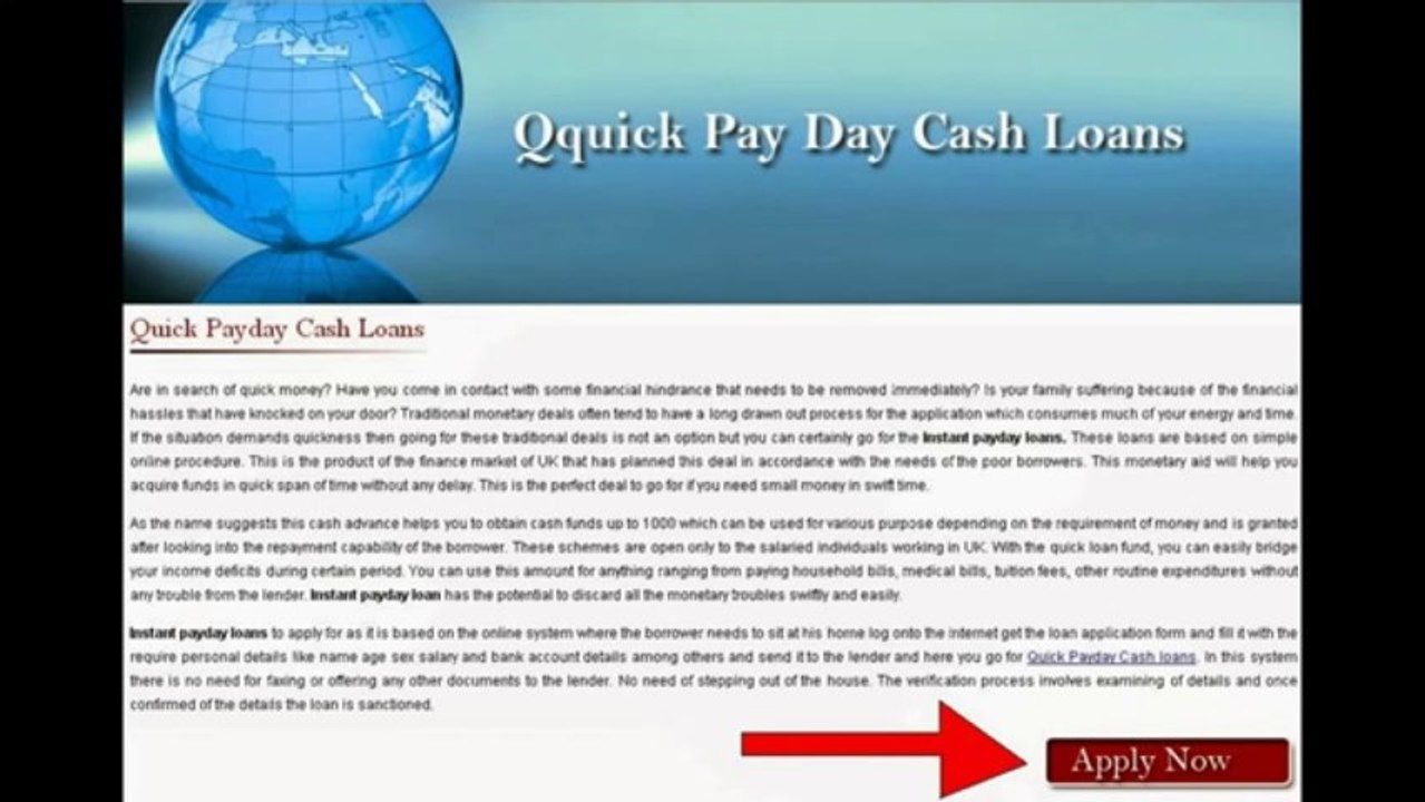 quick payday cash loans