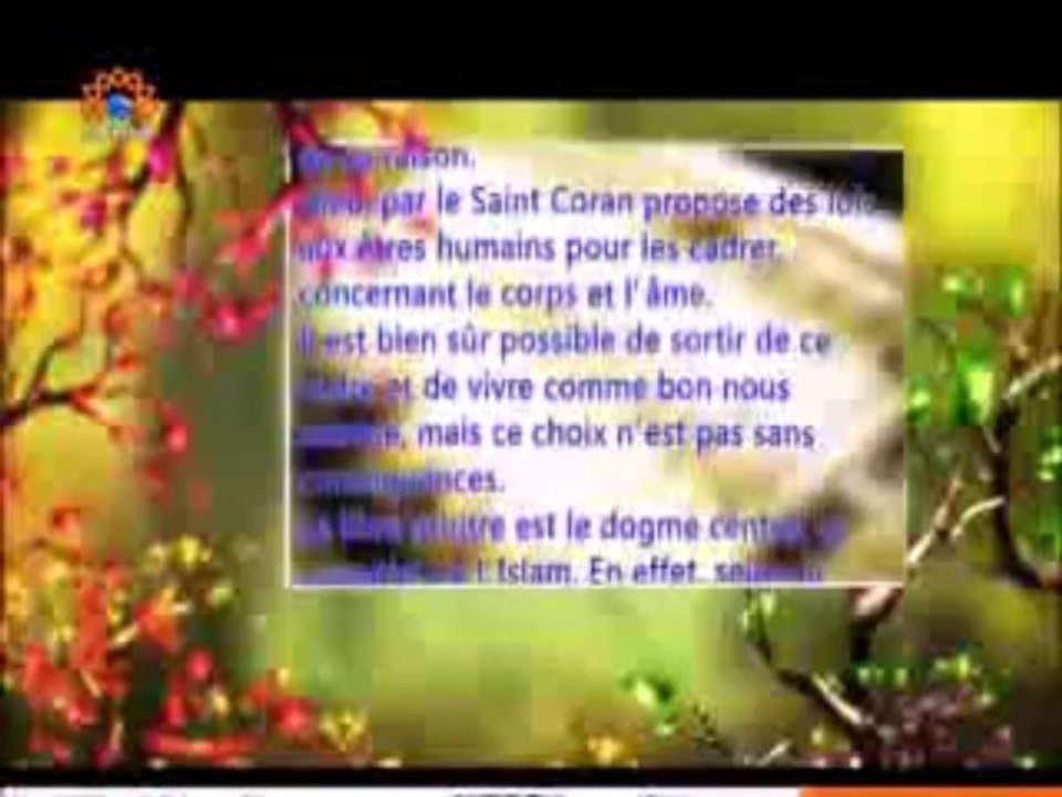 De la compréhension du Noble coran (Lumière sur lumière) 17-1-2014