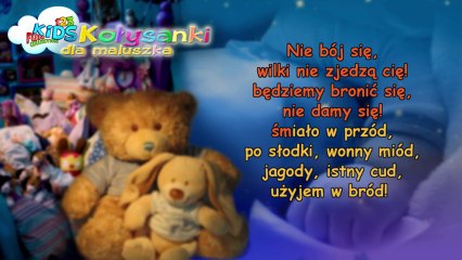 Pluszowe niedźwiadki - Kołysanki dla Dzieci + tekst (karaoke) - polskie