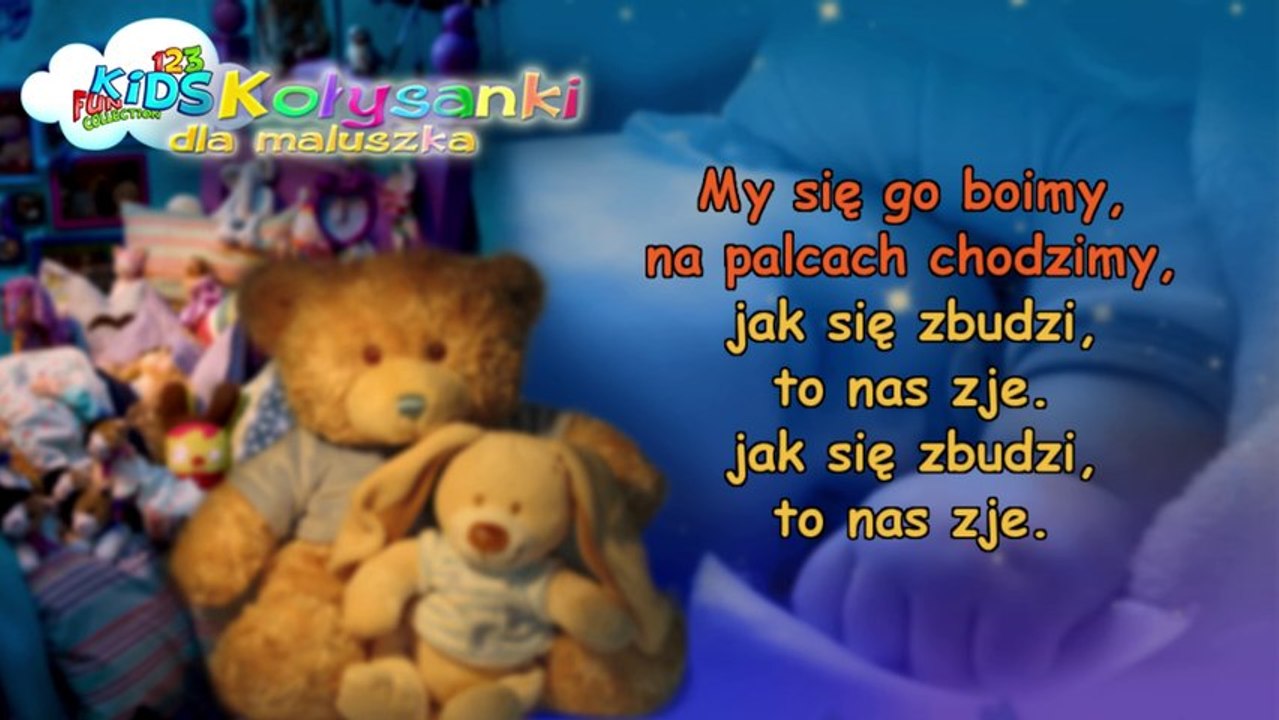 Stary Niedźwiedź - Kołysanki dla Dzieci + tekst (karaoke) - polskie