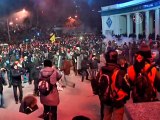 В Украине митинг закончился кровавым столкновением