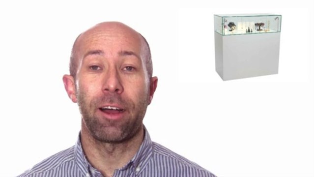 Hire Glass Display Cabinets