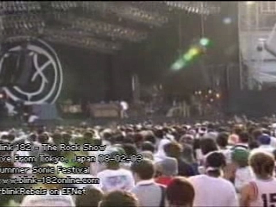 Blink 182 - The rock show live 