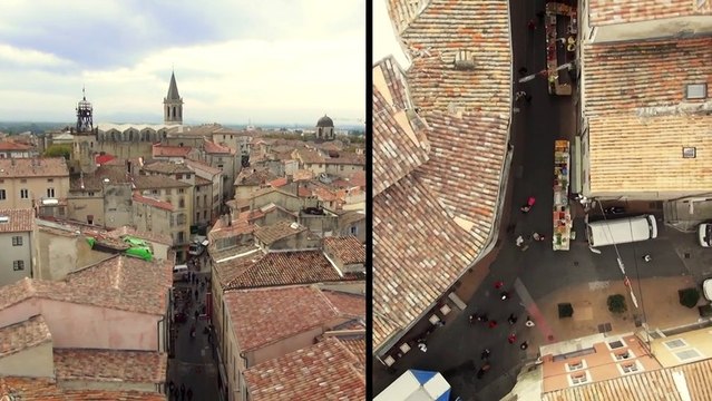Carpentras vue du ciel