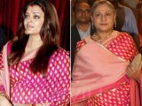 Jaya Bachchan & Aishwarya Rai Spotted In Similar Sarees