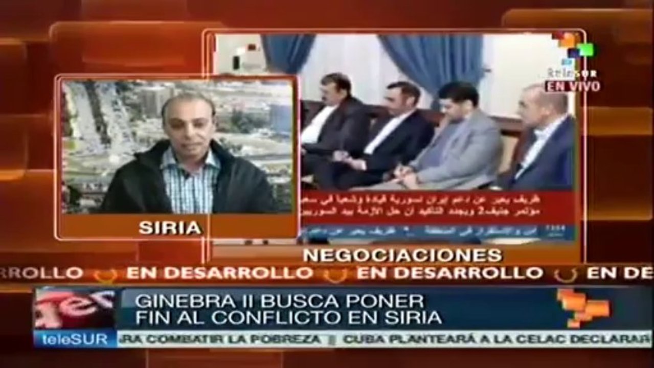 Oposición siria pide a ONU retire invitación a Irán para Ginebra II