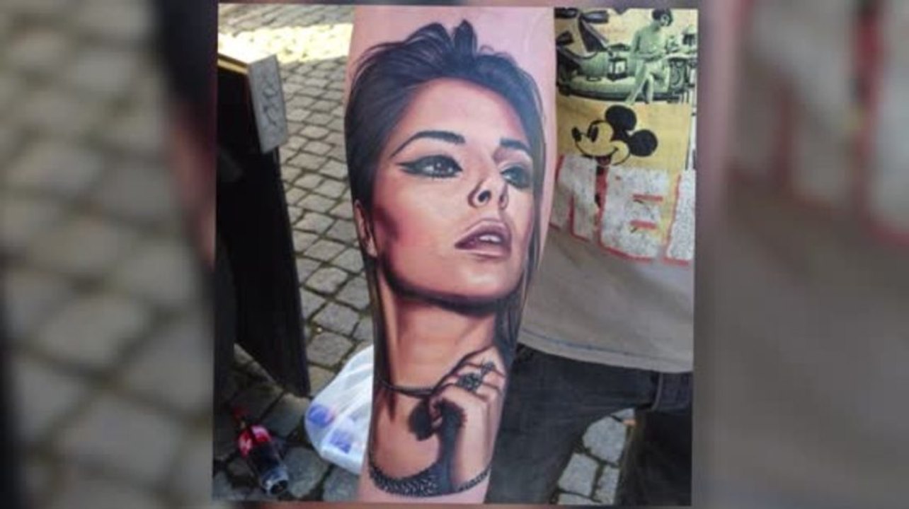Cheryl Cole Is Honoured By Fan Tattoo