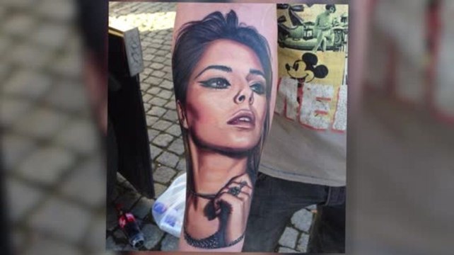 Cheryl Cole Is Honoured By Fan Tattoo