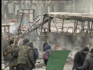 Ukraine: nuit de violences entre pro-européens et forces de l'ordre - 20/01