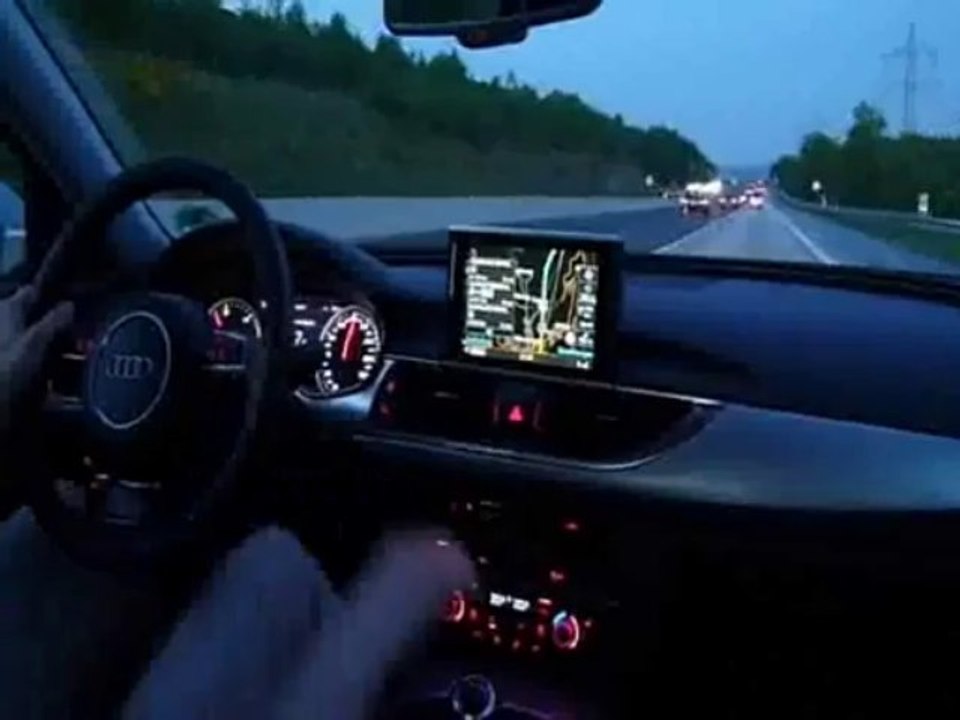 audi a6 almanya  dönüş yolu