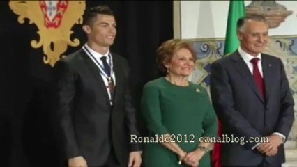 Cristiano Ronaldo decorated in Portugal