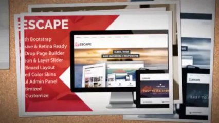 Escape Retina Responsive MultiPurpose WP Theme Download