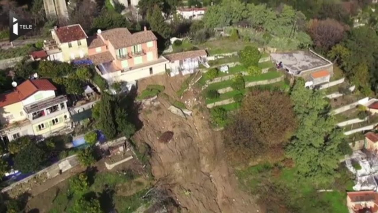Intempéries : survol des Alpes-Maritimes avec u...