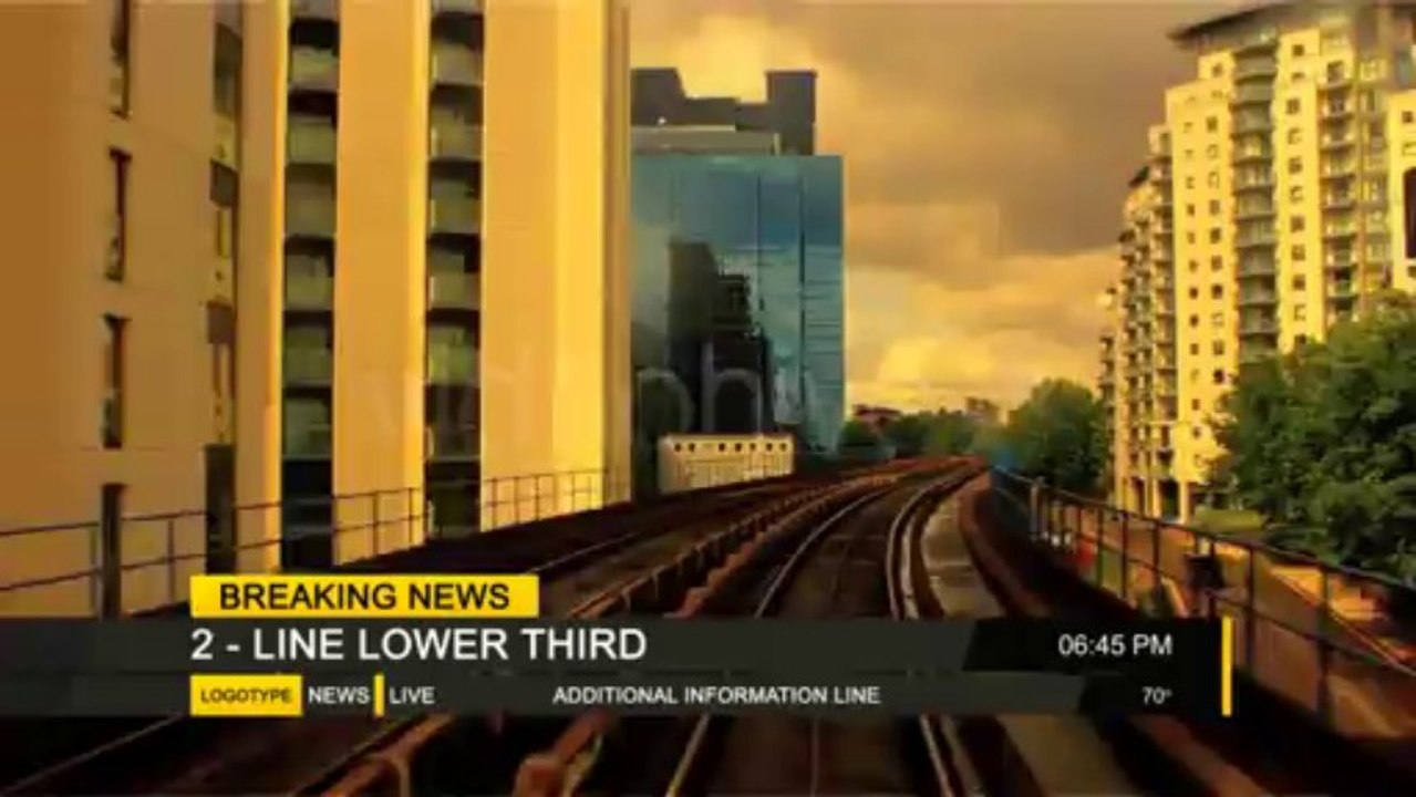 Lower Third Black - After Effects Template