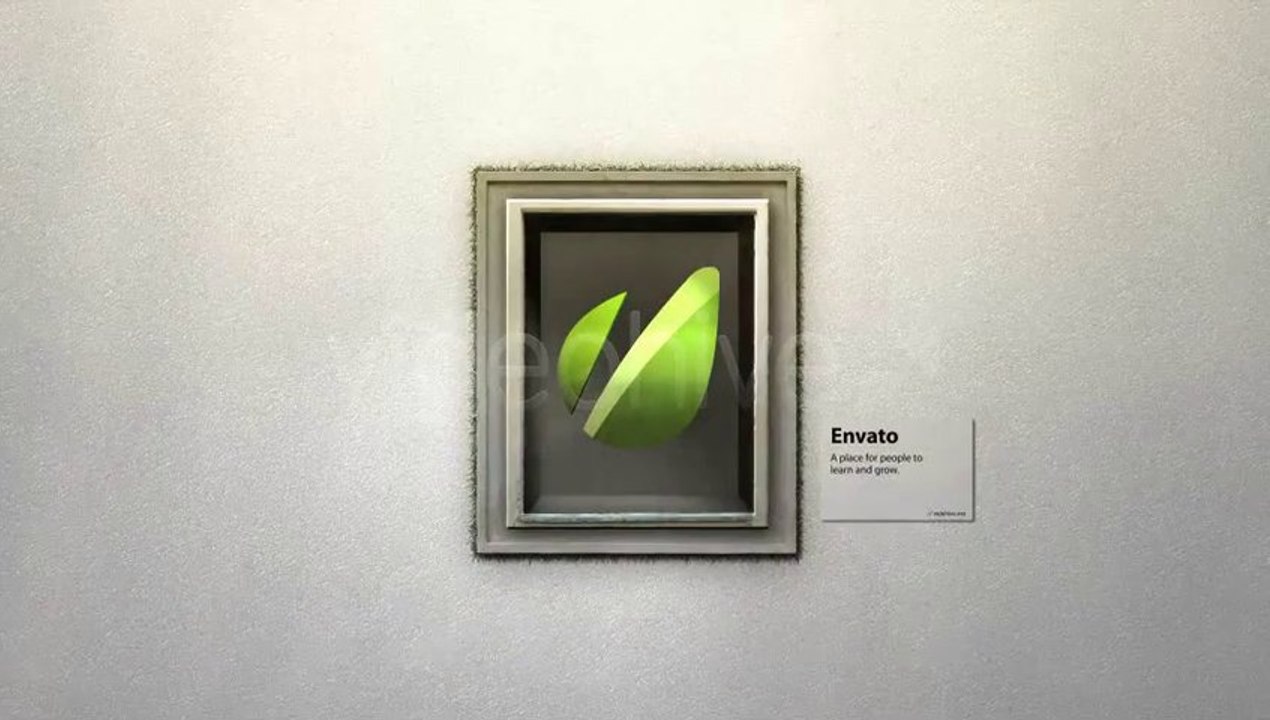 Peaceful Logo Presented Inside A Wall - After Effects Template