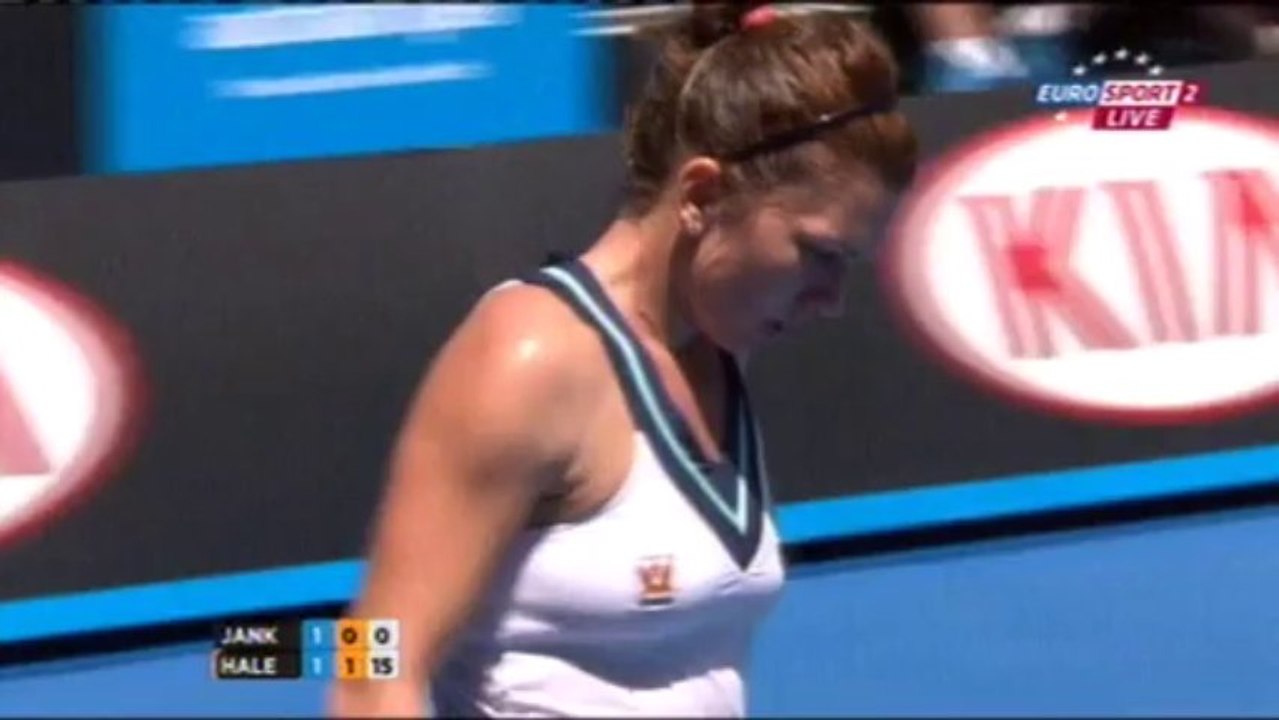 Simona Halep - Jelena Jankovic (AO 2014 - Turul IV) Set 3