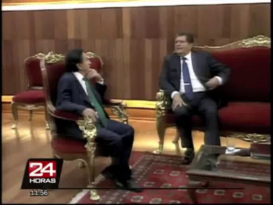 Presidente Humala se reunió con Toledo y García por el fallo de La Haya
