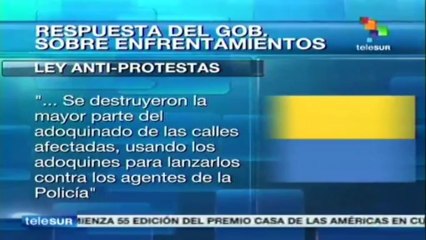 Tasa Kiev pérdidas de mueble urbano en protestas filoeuropeístas