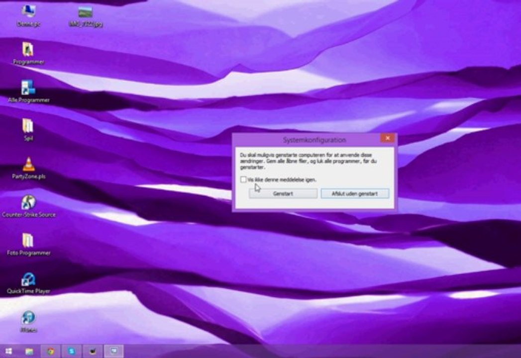 Windows Fejlsikker tilstand hjælp :)