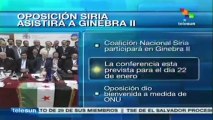Coalición Nacional Siria acudirá a la conferencia de Ginebra II