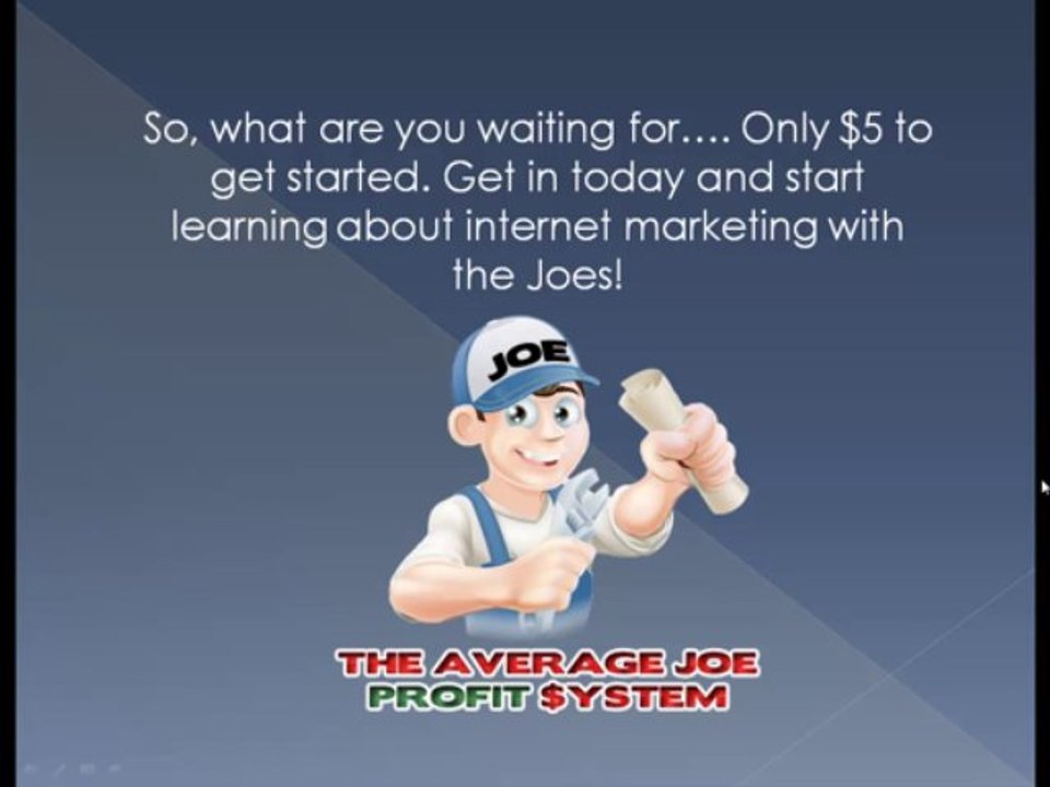 The Average Joe Profit System How to Start Making Money Fast Online  - Money Making Site