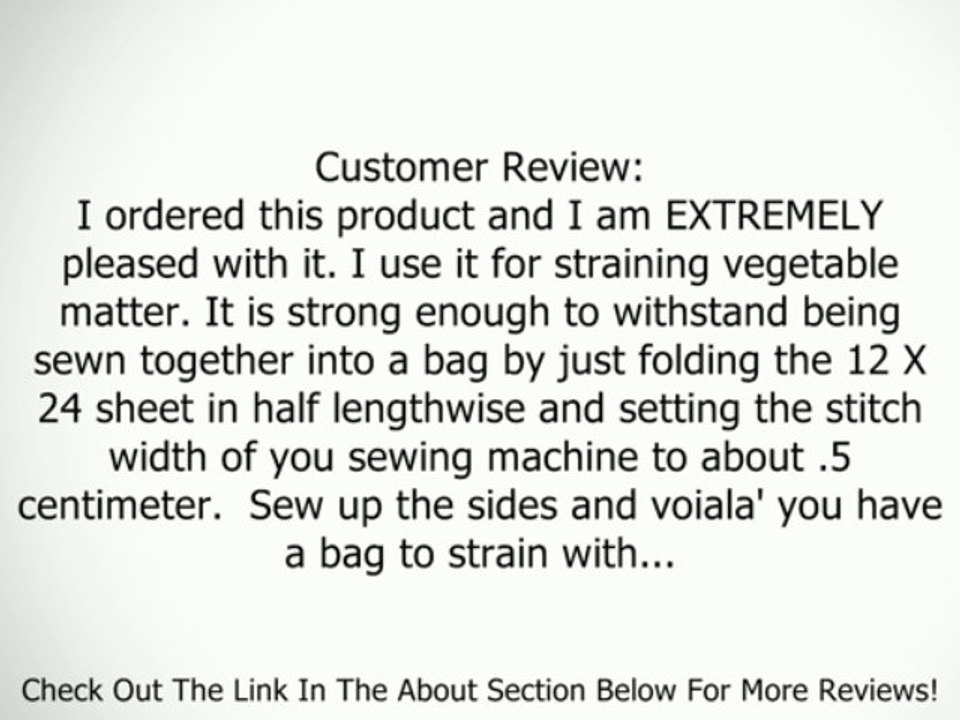 Polyester Mesh Sheet, Opaque Off-White Review
