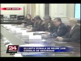 Ollanta Humala se reúne con Consejo de Seguridad por fallo de La Haya