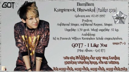 GOT7 - I Like You k-pop [german sub]