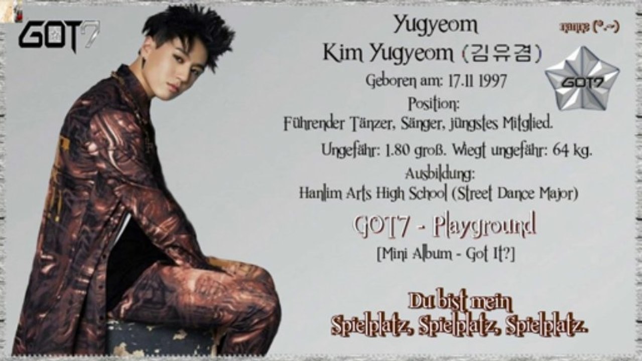 GOT7  - Playground k-pop [german sub]