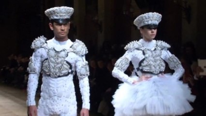 Wedding chic on opening day of Paris Fashion Week