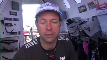 Sodebo - Tour du Monde 2014: Video du bord J4, Thomas Coville ému