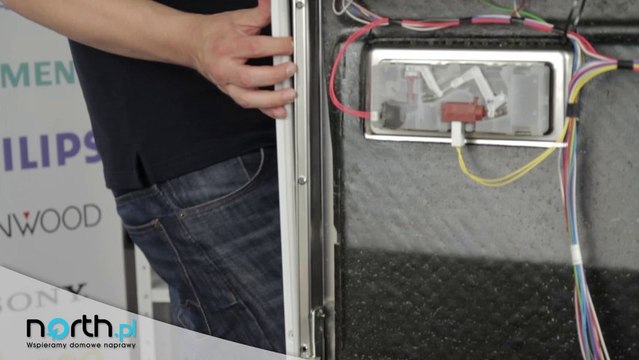 Dolna uszczelka drzwi w zmywarce - wymiana, naprawa. Części zamienne do AGD i RTV