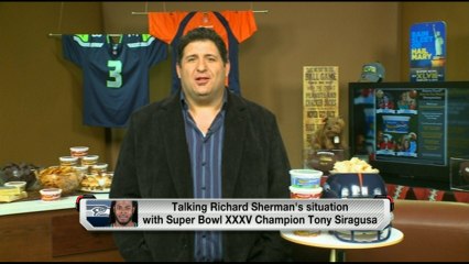 Tony Siragusa on Sherman: 'If you're that good people will tell you'