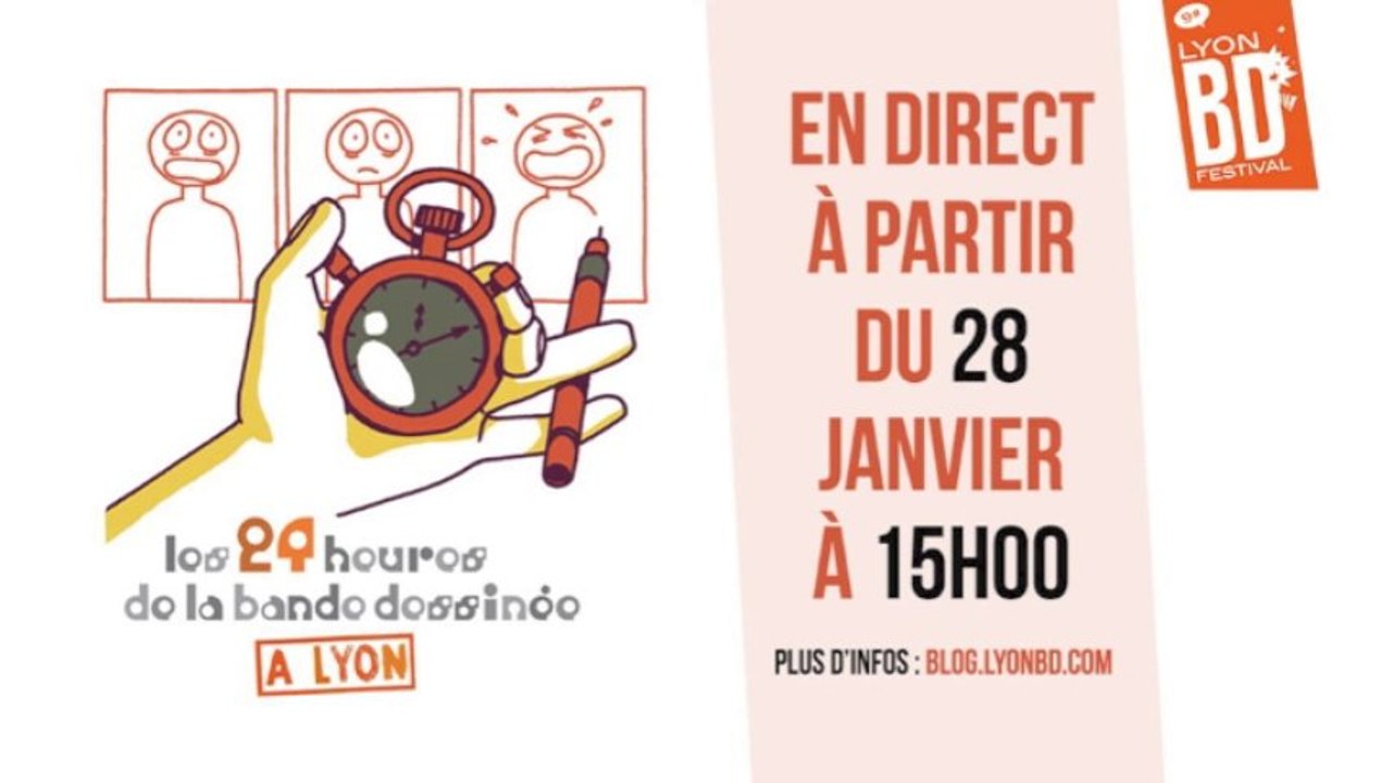 Les 24H de la BD à Lyon / LIVE