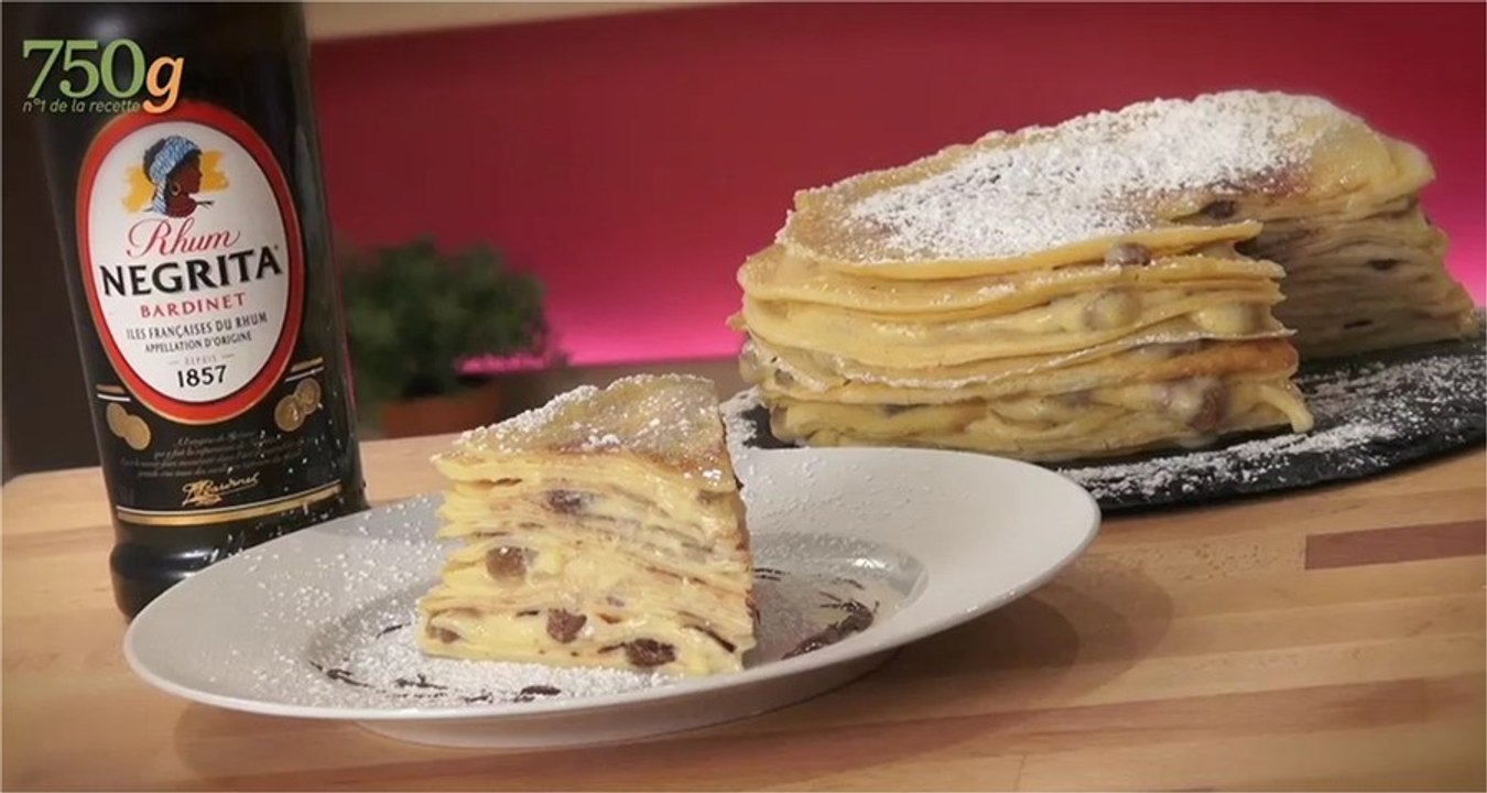 Recette du Gâteau de crêpes - 750 Grammes