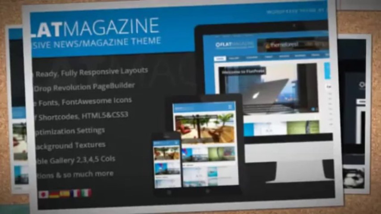 FlatMagazine Responsive NewsMagazine Theme Download