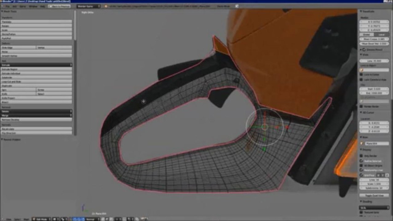 Blender Chainsaw Timelaps Video