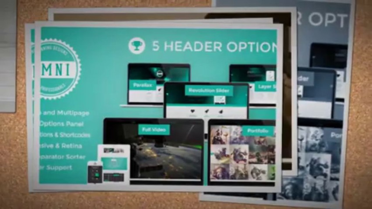 Omni Responsive WP One Multi Page Parallax Download