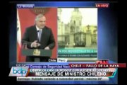 Ministro chileno es víctima de las burlas por discurso sobre fallo de La Haya