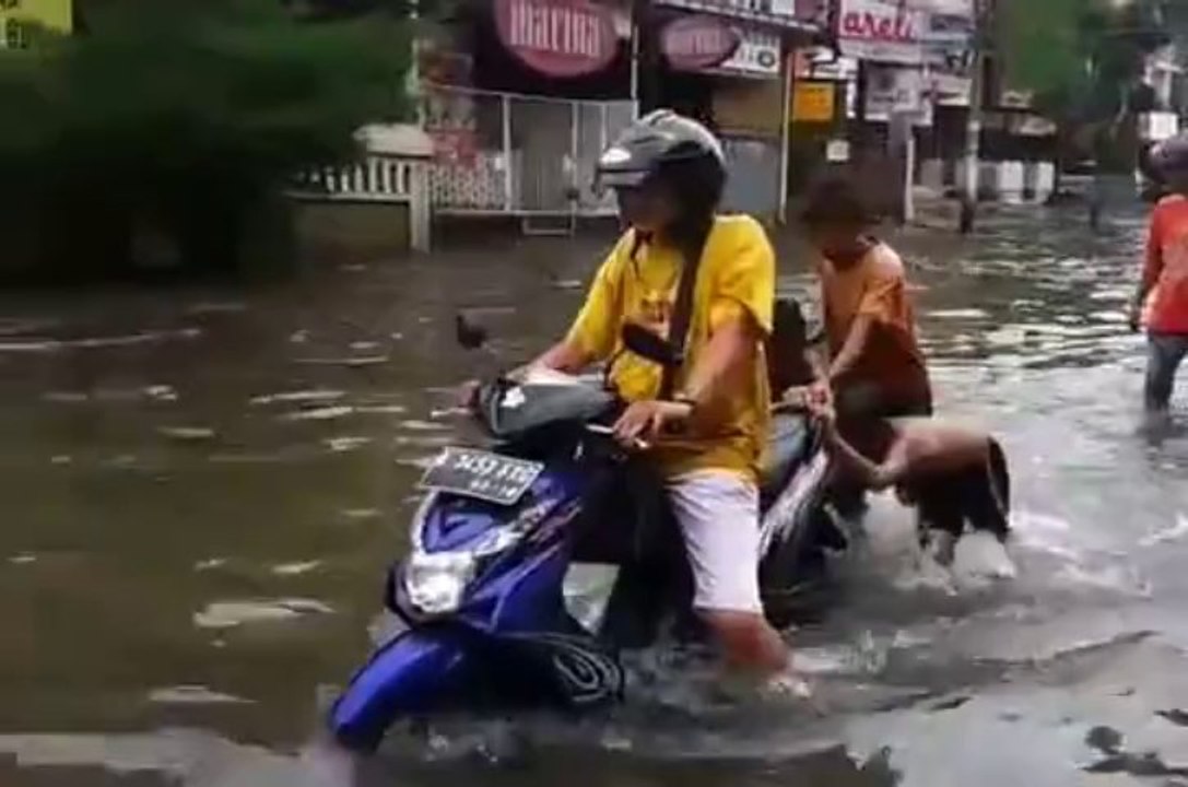 Monsoon Rains Flood Parts of Jakarta