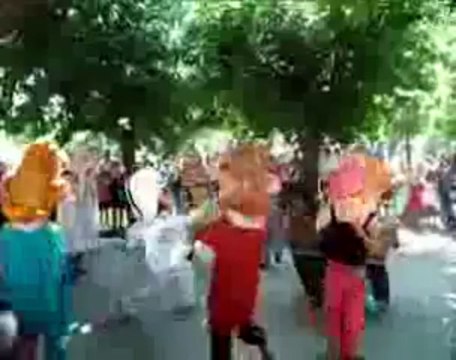 Gigantes y Cabezudos en Pobra do Caramiñal, Carmen de los Pincheiros 2013