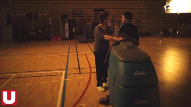 Sur le tournage du court-métrage Le Mur