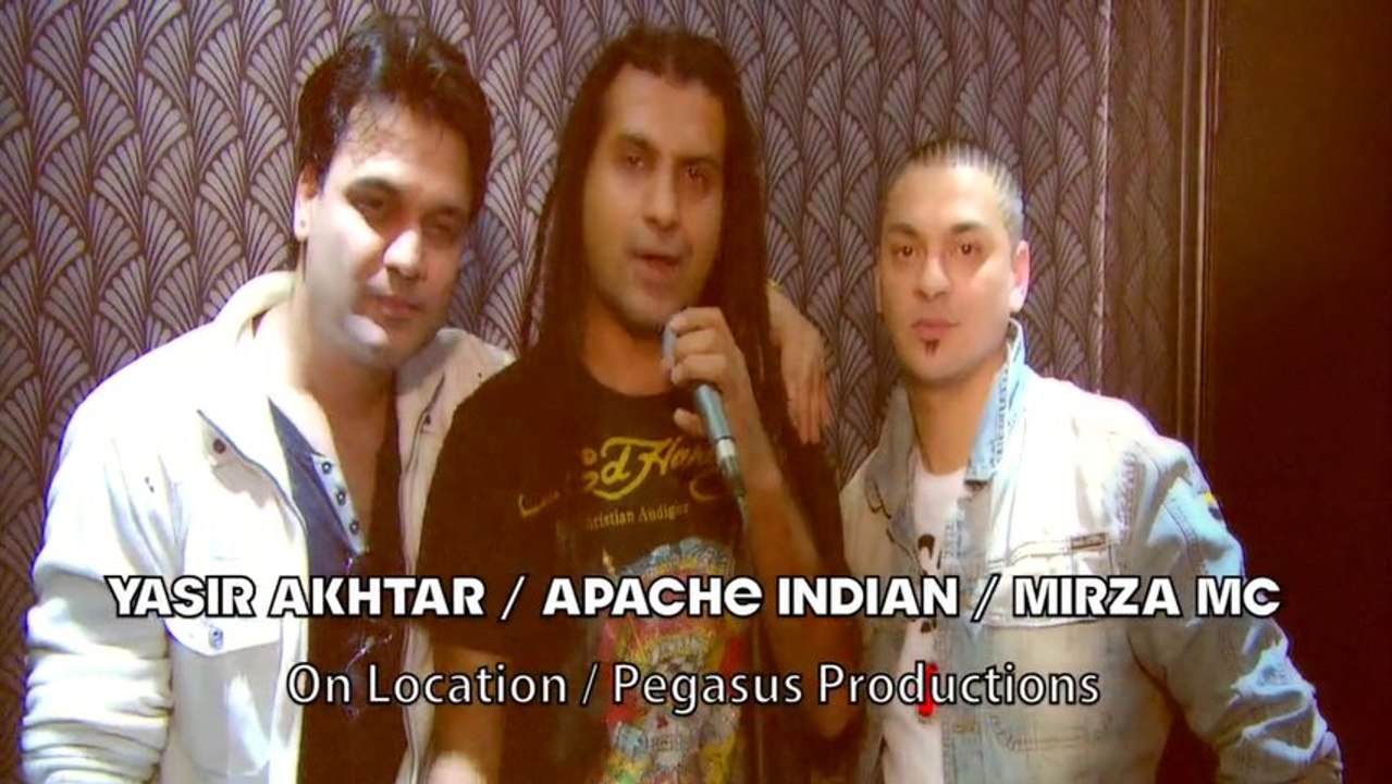 Apache Indian, Yasir Akhtar and Mirza MC - FILMING in BIRMINGHAM