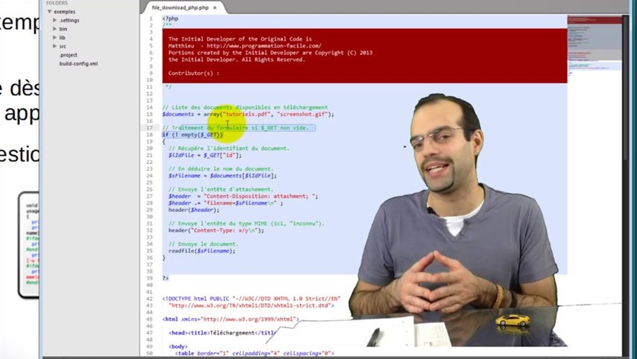Comment forcer le telechargement de fichier en php
