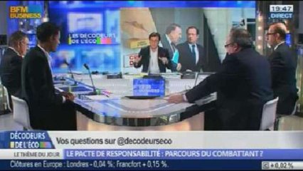 Le Pacte de responsabilité: est-ce un parcours du combattant ?, dans Les Décodeurs de l'éco - 21/01 3/5