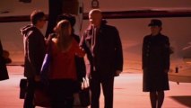 British Foreign Secretary William Hague arrives in Switzerland