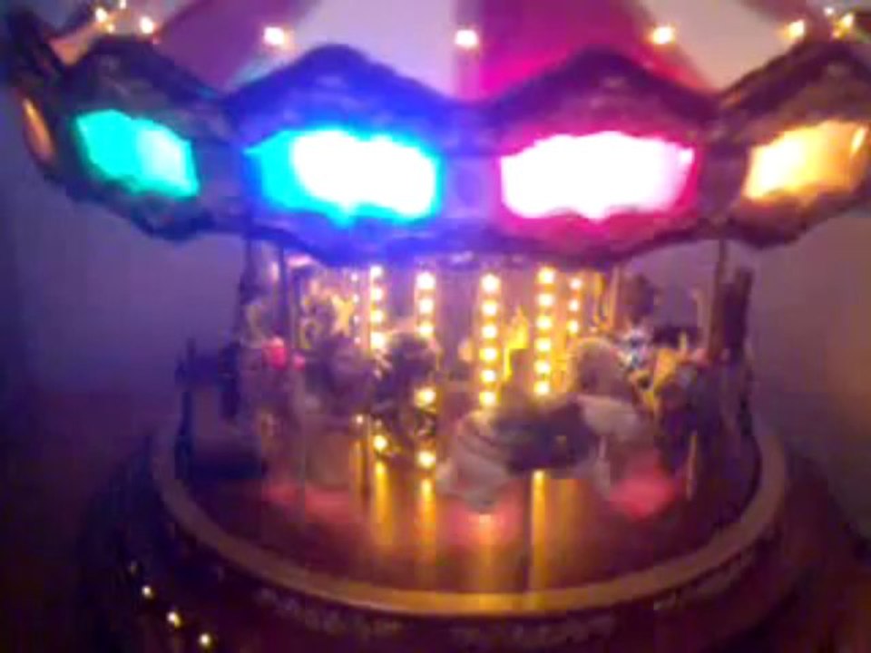 Royal marquee carousel Mr christmas